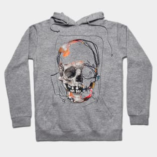 Magic Skull Original Painting | LSD Skull Pop Surreal Broken Banned Art | Unfinished Business Hoodie